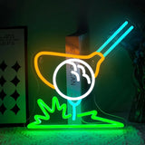 Qfdian  Golf Neon Sign For Wall Decor LED Neon Light Golf Club Room Decor Gym Sport Room USB Powered