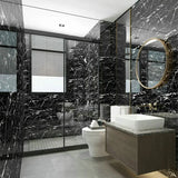 Qfdian 30cmx60cm Wallpapers Home Decor Anti-fouling Waterproof Wallpaper Sticker Kitchen 3D Ceramic Tile Decoration Bedroom Marble Room