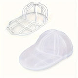 Qfdian Hat cleaner cage for washing machine, hat cleaner with mesh bag, hat cleaner for baseball cap