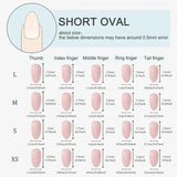 Qfdian  10pcs Colorful Star Wave Points Cat's Eye Press on Nails Cute Cat Manicure Wearable Nail for Women and Girls False Nail