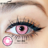 Qfdian Cosplay HD71 Pink 14.5mm 1 Pair | 1 Year