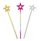 Magic Wand For Kids Golden Silver 13 Inches Star Wand Fairy Princess Angel Wand Sticks For Girls Costume Birthday Party Wedding