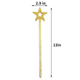 Magic Wand For Kids Golden Silver 13 Inches Star Wand Fairy Princess Angel Wand Sticks For Girls Costume Birthday Party Wedding