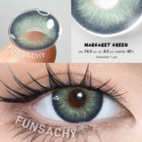 Qfdian  1 Pair Colored Contact Lenses Eye Color Lenses Natural Lenses Pupils Brown Blue Grey Fashion Lens Yearly Cosmetics Lens