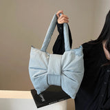 Qfdian  Korean Office Lady Casual Women's Handbags All Match Fashion Y2k Aesthetic Chic Shoulder Bags Sweet Fairy Elegant Underarm Bag