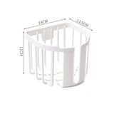 Qfdian Punch-free Toilet Paper Holder Bathroom Kitchen Tissue Box Wall-mounted Self-adhesive Storage Box Bathroom Bathroom Accessories