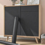 Qfdian 40cm wood grain modern style decoration waterproof moisture-proof mildew proof cabinet doors kitchen living room wallpaper