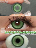 Qfdian 1pair Colored Contact Lenses Purple Eye Lenses Yearly Cosplay Red Lenses Cosmetic Contact Helloween Soft Makeup Pupils