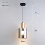 Qfdian  Nordic Simple Modern Creative Personality Light Luxury Bedside Restaurant Dining Room Cafe Internet Red Ins Glass Chandelier