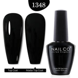 Qfdian  15ml UV Gel Nail Polish Semi Permanent Gel Varnish Enamel Brown Nail Gel Design Red Nails Art Nude Color Glitter Manicure