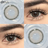 Qfdian  NEW Cleopatra Series Contact Lenses Cosmetics Eye Color Lenses Woman Accesories Black Lens Makeup Beauty Brown Lenses