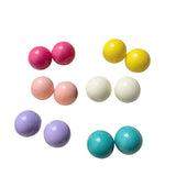 Qfdian  New color candy ball earrings for women