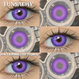 Qfdian   1 Pair Crazy Halloween Cosplay Contact Lenses Eye Makeup Lens Vampire White Black Red Contacts Anime Cosplay Softlens