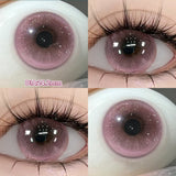 Qfdian  Daily Disposable 10PCS Colored Contact Lenses for Eyes Myopia Lens Beauty Pupils Eye Lenses Fashion Blue Purple Lenses