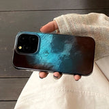 Qfdian Korea Advanced Feeling IMD Mobile Phone Back Cover Fall Protection Case for iPhone 16 15 14 13 12 Pro Max Soft Silicone Bumper