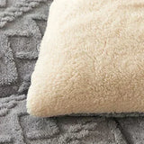 Qfdian  High End Thickened Winter Warm Blankets for Beds Artificial Lamb Cashmere Weighted Blanket Thicker Warmth Duvet Quilt Comforter