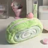 Qfdian Plush pencil case Pencil case Large capacity stationery case Cute pencil storage case