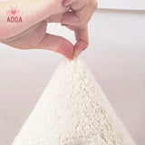 Qfdian Pink Dots Fluffy Carpet For Living Room With Tassels, Plush Bedroom Rug,Soft Kids Rug,White Hairy Nursery Play Mats For Children