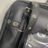 Qfdian Transparent All Match Casual Ita Bags 2025 Streetwear Y2k Aesthetic Women's Handbags Trendy Vintage Simple Shoulder Underarm Bag