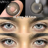 Qfdian  Color Contact Lenses NEW iD Series Beauty Green Lens Makeup Colorcon Fashion Black Eyes Lens Natural Brown Lenses For Eyes