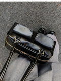 Qfdian Streetwear Fashion Women Purses and Handbags Office Lady Vintage All Match Shoulder Bags 2025 Casual Y2k Aesthetic Underarm Bag
