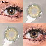 Qfdian  Color Contact Lenses Black Lens For Eye Cosmetic Woman accesories Blue Eyes Contact Makeup Beauty Colorcon Water Light