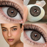 Qfdian  Siri Series NEW Colored Contacts Lenses Cleopatra Series Beauty Women Makeup Green Pupils Cosmetic Brown Natural Contacts