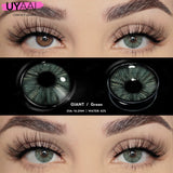 Qfdian  Color Contact Lenses for Eyes Makeup Brown Natural Big Eye Lenses Gray Eye Contact Green Color Lens NEW Cleopatra Series