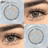 Qfdian  NEW Cleopatra Series Contact Lenses Cosmetics Eye Color Lenses Woman Accesories Black Lens Makeup Beauty Brown Lenses