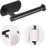 Qfdian Stainless Steel Toilet Paper Dispenser Punchless Wall Mounted Roll Holder Towel Rack Household Restroom Bathroom Organizer