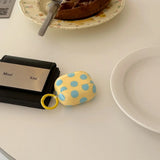 Qfdian  Dopamine color polka dot girl for AirPods pro2/3/4 protective cover for apple bluetooth headset cover