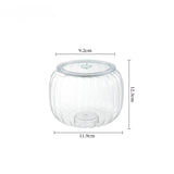 Qfdian  Halloween Candy Jar Desktop Decoration Kitchen Pumpkin Sealed Jar Moisture-proof with Lid Multifunctional Pet Food Storage Box