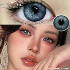 EYESHARE 1pair New Colored Contacts Lenses for Eyes Blue Lenses Green Contacts Lenses Yearly Brown Eyes Lens Fashion Gray Pupils