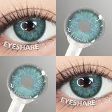 Qfdian 1 Pair Brown color Contact Lenses for Eyes Blue Lenses Gray contact Lenses eye makeup Eye Cosmetics