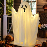 Qfdian  Halloween Hanging Ghost Decor Standing Ghost Glow-in-the-Dark for Indoor Outdoor Garden Party, Scary Spooky Ornament