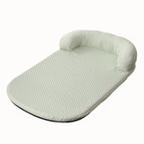 Qfdian  Summer Pet Cooling Mat Ice Bead Dog Bed Removable Washable Sofa Cushion with Cool Sensation Sponge for Dogs and Cats Indoor Home