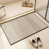 Qfdian Bathroom Carpet Toilet Foot Mats Absorbent Bathroom Mat Diatom Mud Floor Mat Non-Slip Bath Rug Toilet Doormat Quick Drying Rugs