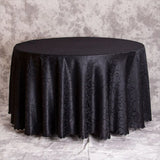 Qfdian  Thickened Circular Tablecloth for Hotel Restaurants Suitable for Parties European Jacquard Solid Color Durable Tablecloth Pad