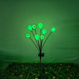 Qfdian  Solar Lawn Lights Outdoor Halloween Garden Decorations Scary Halloween Eyeball Lights Halloween Decor for Garden Yard Patio Lawn