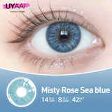 Qfdian  1Pair Fashion Big Lenses Colored Contact Lenses for Eyes Beauty Blue Eyes Lenses Natural Green Brown Grey Lens