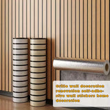 Qfdian  1 Roll 40cmx3meters Self-Adhesive Wall Panel Sxp Foam Stickers Peel and Stick 3D Wall Sticker Easy to DIY Suitable for Ceiling,