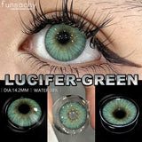 Qfdian  Cosmetics Color Contact Lenses 1pair Brown Color Lens Fashion Lenses Korean Lenses Grow Eye Big Eye Lens Gray Contacts