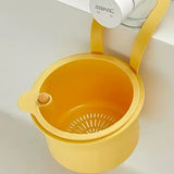 Qfdian  ‌Sink Filter Basket Wall-mounted Sink Draining Basket Household Detachable Kitchen Food Residue Filter Kitchens Accessories