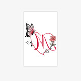 Qfdian  Minimalist Leaf Vine Tattoo Sticker Waterproof Long Lasting Fine Line Temporary Tattoo for Women Finger Hand