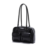 Qfdian Fashion Armpit Bag, High- Value Versatile Handbag Niche Design Women Tote Shoulder Bag, Retro Pu Leather Purses and Handbags