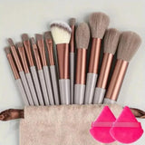 Qfdian Makeup Brush Set Soft Fluffy Professiona Cosmetic Foundation Powder Eyeshadow Kabuki Blending Make Up Brush Beauty Tool Makeup