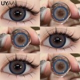 Qfdian  NEW Color Contact Beauty Blue Colorcon Natual Black Lens Big Eyes Cosmetic Red Lenses Colorcon Beauty Brown Soft Pupils