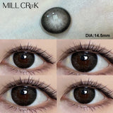 Qfdian 1 Pair Myopia Colored Contact Lenses Natural Look Pupils Beauty Color Lens Eyes Contacts Cosmetics For Women Colour Makeup
