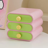 Qfdian  Desktop Drawer Storage Cosmetics Storage Box Large Capacity Bedroom Storage Dressing Table Decoration Back To School Season Gift