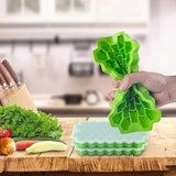 Qfdian Large-capacity Silicone Ice Trays Mold Reusable Honeycomb Ice Cube Maker Food Grade Ice Maker with Lids Popsicle Mould Ice Mold